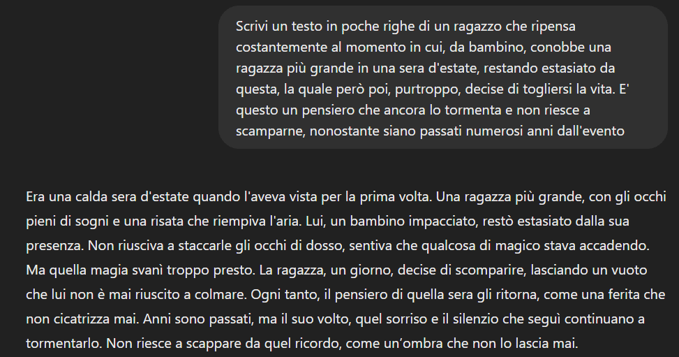 Intelligenza artificiale esempio